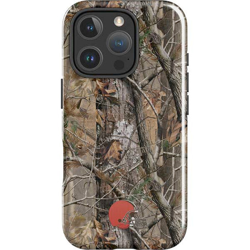 NFL Cleveland Browns Realtree AP Camo iPhone 16 Pro Impact Case