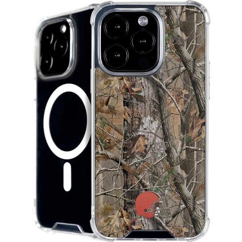 NFL Cleveland Browns Realtree AP Camo iPhone 16 Pro Max MagSafe Case