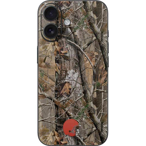 NFL Cleveland Browns Realtree AP Camo iPhone 16 Skin