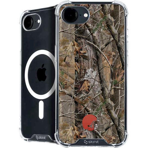 NFL Cleveland Browns Realtree AP Camo iPhone 16e MagSafe Case