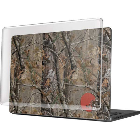 NFL Cleveland Browns Realtree AP Camo MacBook Pro 14in (2021-24) Case plus Skin