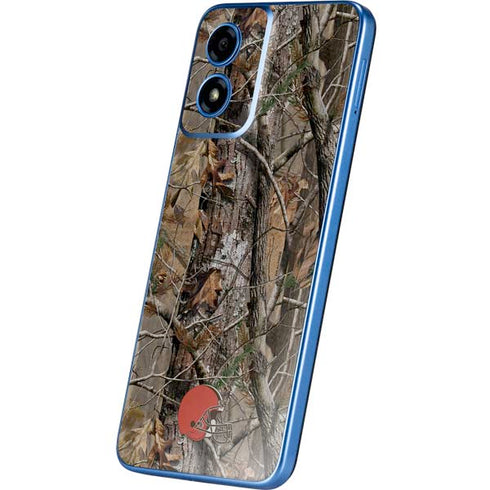 NFL Cleveland Browns Realtree AP Camo Moto G Play 4G (2024) Skin