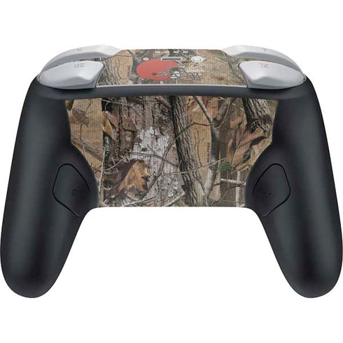 NFL Cleveland Browns Realtree AP Camo Nintendo Switch 2 (2025) Pro Controller Skin
