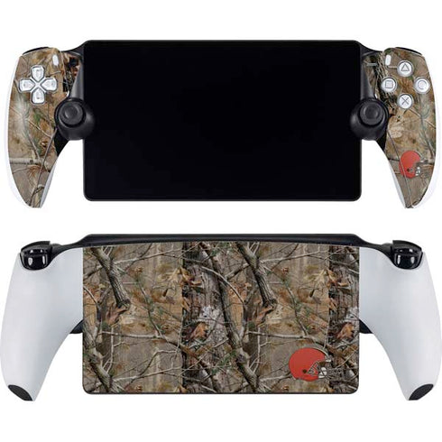 NFL Cleveland Browns Realtree AP Camo PlayStation Portal Remote Player Skin