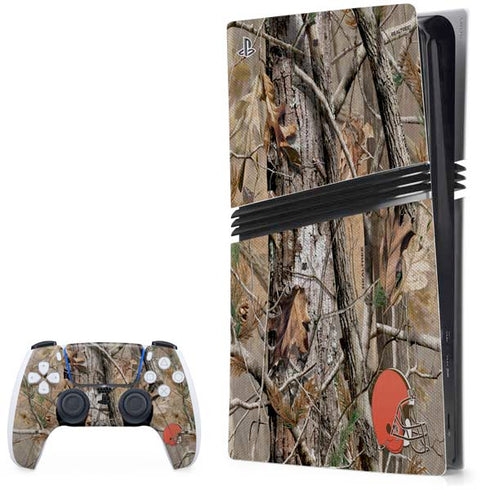 NFL Cleveland Browns Realtree AP Camo PS5 Pro Bundle Skin