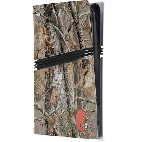 NFL Cleveland Browns Realtree AP Camo PS5 Pro Console Skin