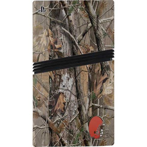 NFL Cleveland Browns Realtree AP Camo PS5 Pro Console Skin