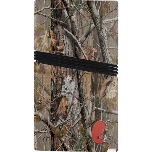 NFL Cleveland Browns Realtree AP Camo PS5 Pro Console Skin