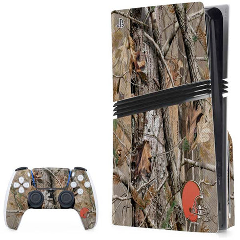 NFL Cleveland Browns Realtree AP Camo PlayStation PS5 Skins