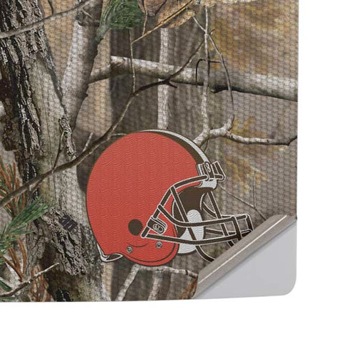 NFL Cleveland Browns Realtree AP Camo PS5 Pro Disk Console Skin