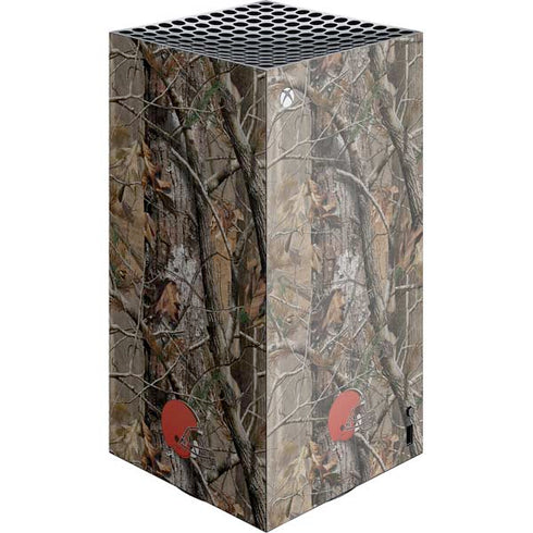 NFL Cleveland Browns Realtree AP Camo XBox Series X Digital Edition Console Skin