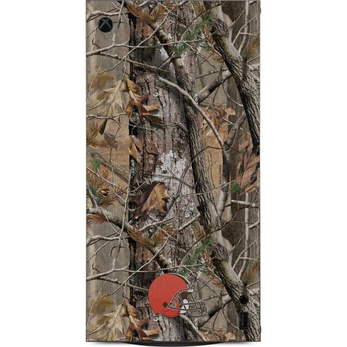 NFL Cleveland Browns Realtree AP Camo XBox Series X Digital Edition Console Skin
