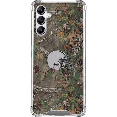 NFL Cleveland Browns Realtree Xtra Green Camo Gabb Phone 4 Clear Case