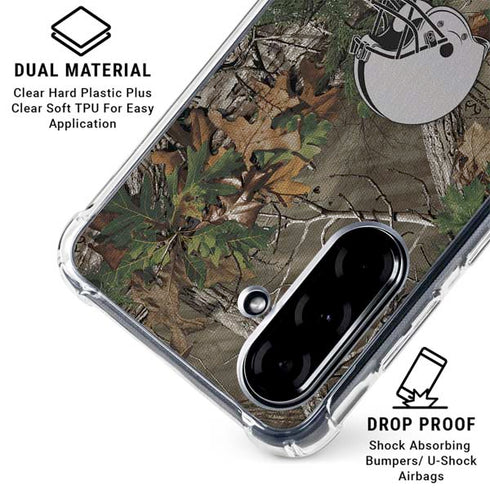 NFL Cleveland Browns Realtree Xtra Green Camo Galaxy A36 5G Clear Case