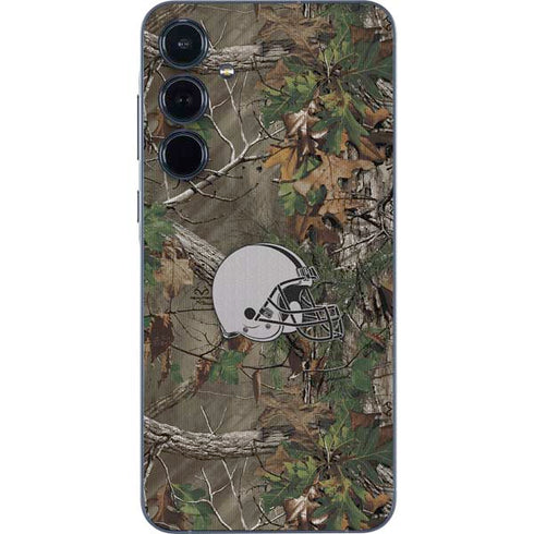NFL Cleveland Browns Realtree Xtra Green Camo Galaxy A36 5G Skin