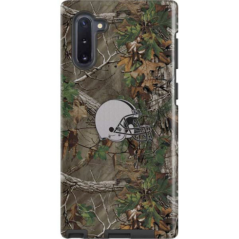 NFL Cleveland Browns Realtree Xtra Green Camo Galaxy Cases