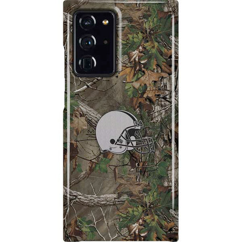 NFL Cleveland Browns Realtree Xtra Green Camo Galaxy Cases