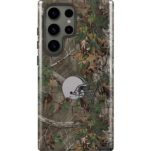 NFL Cleveland Browns Realtree Xtra Green Camo Galaxy S23 Ultra Pro Case