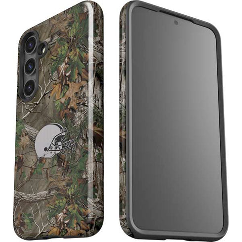 NFL Cleveland Browns Realtree Xtra Green Camo Galaxy S25 Impact Case