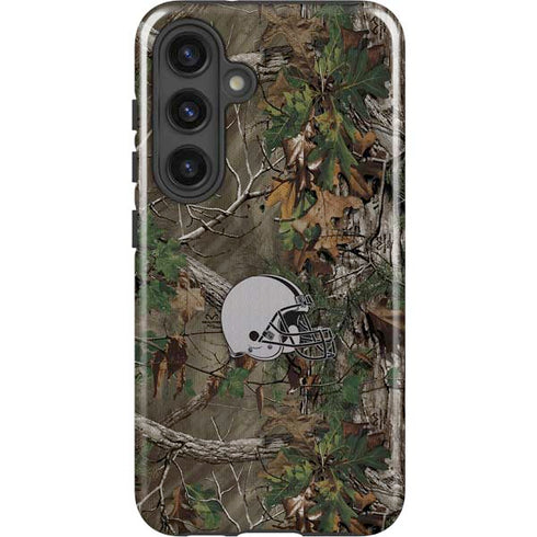 NFL Cleveland Browns Realtree Xtra Green Camo Galaxy S25 Plus Impact Case