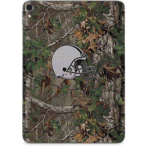 NFL Cleveland Browns Realtree Xtra Green Camo Apple iPad Pro Skin