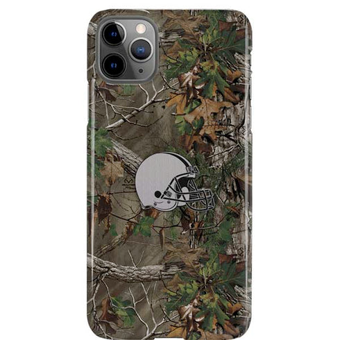 NFL Cleveland Browns Realtree Xtra Green Camo iPhone Cases