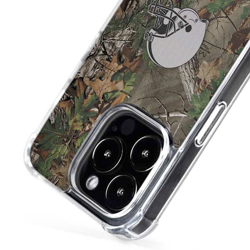 NFL Cleveland Browns Realtree Xtra Green Camo iPhone 16 Pro MagSafe Case