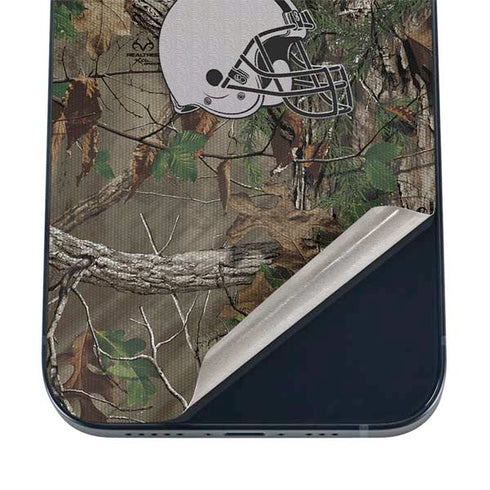 NFL Cleveland Browns Realtree Xtra Green Camo iPhone 16 Skin