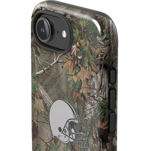 NFL Cleveland Browns Realtree Xtra Green Camo iPhone 16e Impact Case