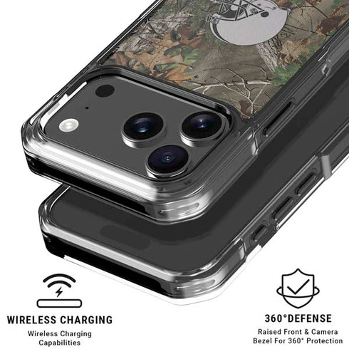 NFL Cleveland Browns Realtree Xtra Green Camo iPhone 18 Pro Clear Case