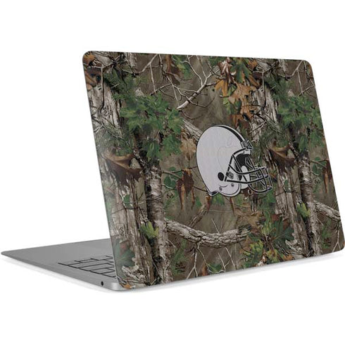 NFL Cleveland Browns Realtree Xtra Green Camo Apple MacBook Air Skin