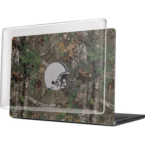 NFL Cleveland Browns Realtree Xtra Green Camo MacBook Pro 14in (2021-24) Case plus Skin