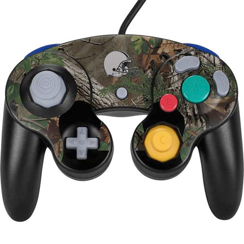 NFL Cleveland Browns Realtree Xtra Green Camo Nintendo Skins