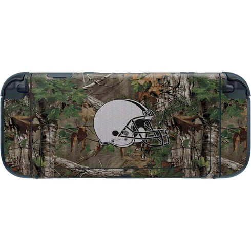 NFL Cleveland Browns Realtree Xtra Green Camo Nintendo Switch 2 (2025) with Joy-Con Skin