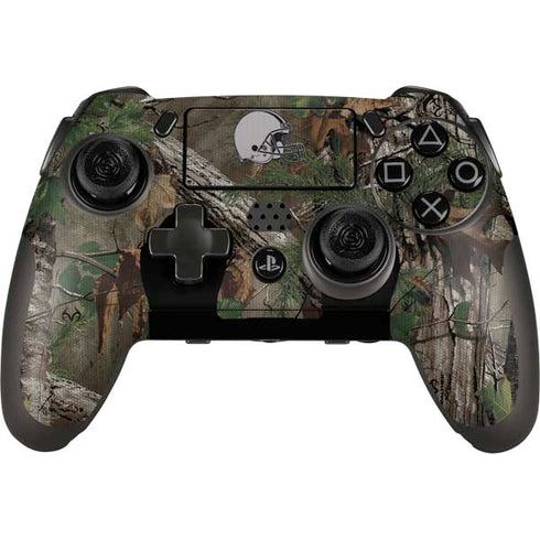 NFL Cleveland Browns Realtree Xtra Green Camo PlayStation Scuf Vantage 2 Controller Skin