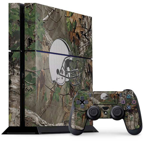 NFL Cleveland Browns Realtree Xtra Green Camo PlayStation PS4 Skins