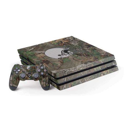 NFL Cleveland Browns Realtree Xtra Green Camo PlayStation PS4 Skins