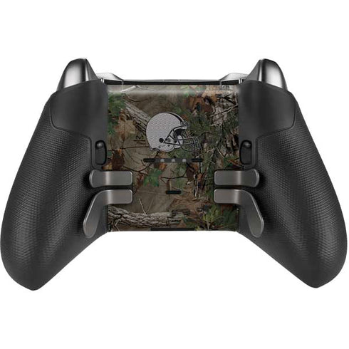 NFL Cleveland Browns Realtree Xtra Green Camo Xbox Elite Wireless Controller Series 2 Skin