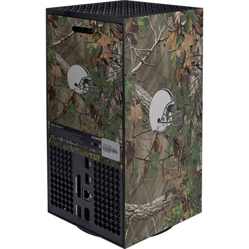 NFL Cleveland Browns Realtree Xtra Green Camo Xbox Series X Bundle Skin