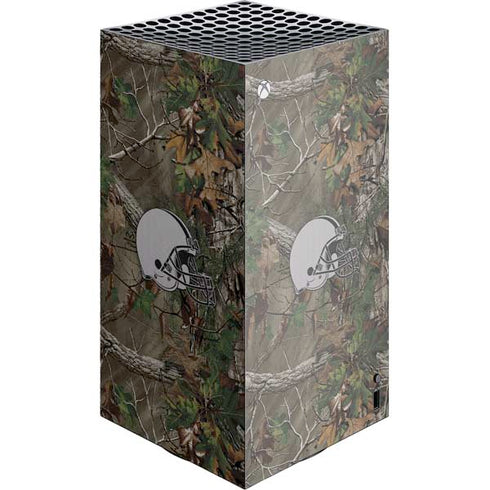 NFL Cleveland Browns Realtree Xtra Green Camo XBox Series X Digital Edition Console Skin
