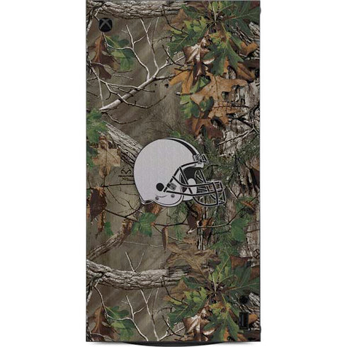 NFL Cleveland Browns Realtree Xtra Green Camo XBox Series X Digital Edition Console Skin