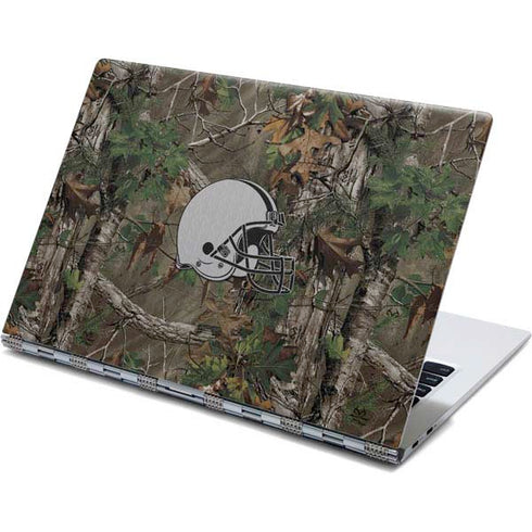 NFL Cleveland Browns Realtree Xtra Green Camo Yoga 910 2-in-1 14in Touch-Screen Skin