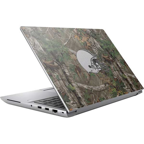 NFL Cleveland Browns Realtree Xtra Green Camo HP ZBook Fury 16 G10 Skin