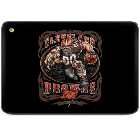 Liquid Blue NFL Cleveland Browns Running Back HP Chromebook Skin