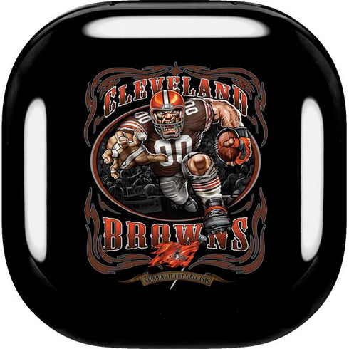 Liquid Blue NFL Cleveland Browns Running Back Galaxy Buds Live Skin