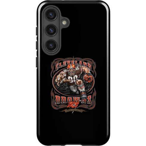 Liquid Blue NFL Cleveland Browns Running Back Galaxy S25 Impact Case