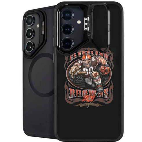 Liquid Blue NFL Cleveland Browns Running Back Galaxy S24 Kickstand Case