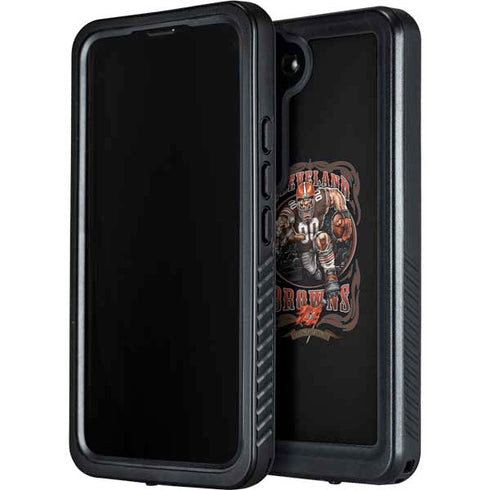 Liquid Blue NFL Cleveland Browns Running Back Galaxy S24 Plus Waterproof Case
