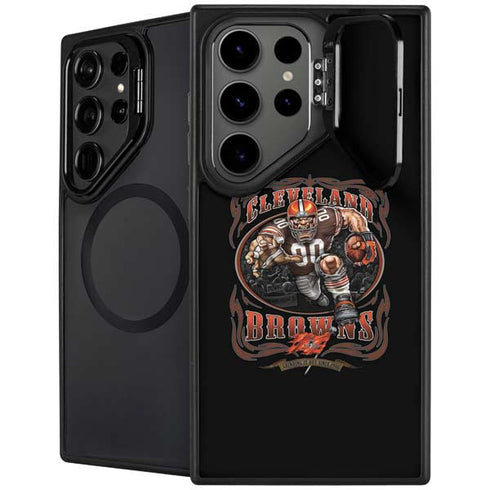 Liquid Blue NFL Cleveland Browns Running Back Galaxy S25 Ultra Kickstand Case