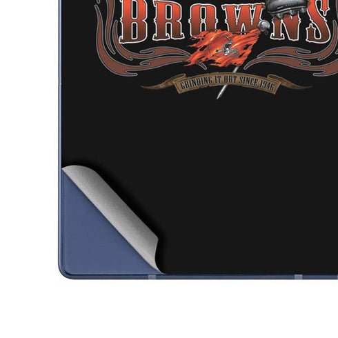 Liquid Blue NFL Cleveland Browns Running Back Galaxy Z Fold6 Skin